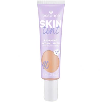 Essence Skin Tint Hydrating Natural Finish SPF30 Fond de ten pentru femei 30 ml Nuanţă 40