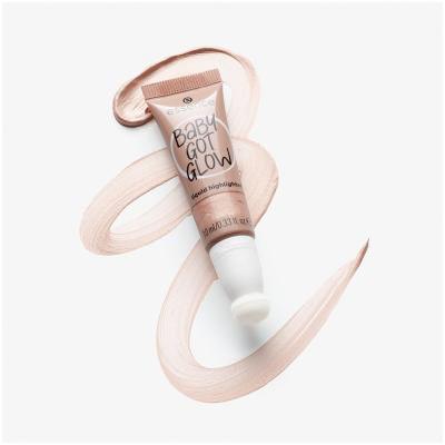 Essence Baby Got Glow Liquid Highlighter Iluminator pentru femei 10 ml Nuanţă 10 Sassy In Silk