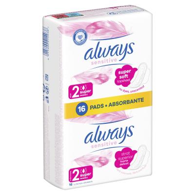 Always Sensitive Super Plus Absorbant pentru femei Set