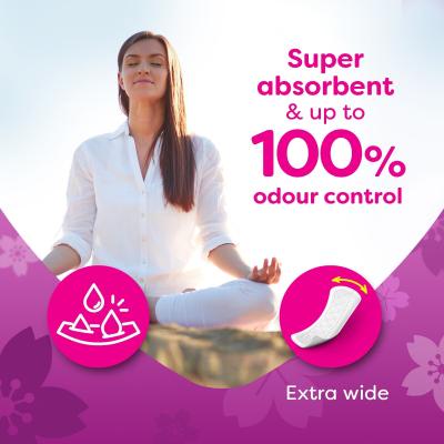 Carefree Plus Large Fresh Scent Absorbant slip pentru femei Set