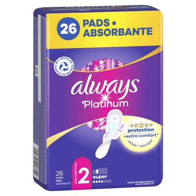 Always Platinum Super Absorbant pentru femei Set