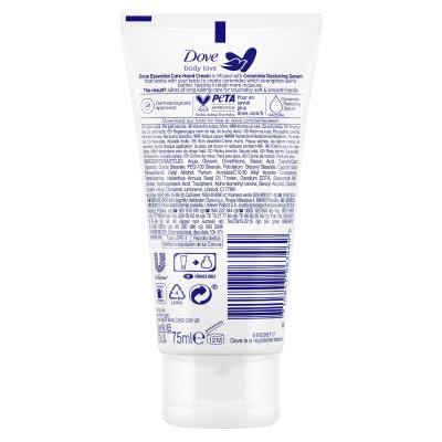 Dove Body Love Essential Care Hand Cream Cremă de mâini pentru femei 75 ml