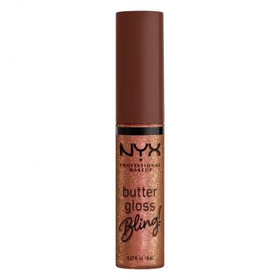 NYX Professional Makeup Butter Gloss Bling Luciu de buze pentru femei 8 ml Nuanţă 08 HU$TLA