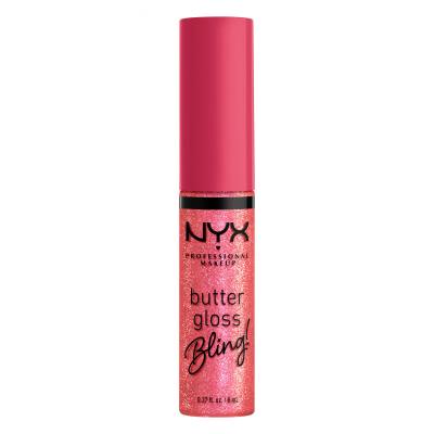 NYX Professional Makeup Butter Gloss Bling Luciu de buze pentru femei 8 ml Nuanţă 05 She Got Money