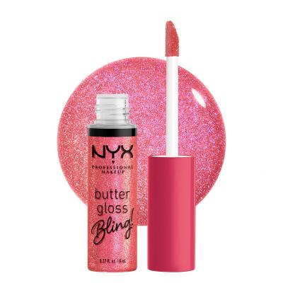 NYX Professional Makeup Butter Gloss Bling Luciu de buze pentru femei 8 ml Nuanţă 05 She Got Money