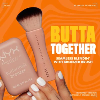 NYX Professional Makeup Buttermelt Bronzer Bronzante pentru femei 5 g Nuanţă 01 Butta Cup