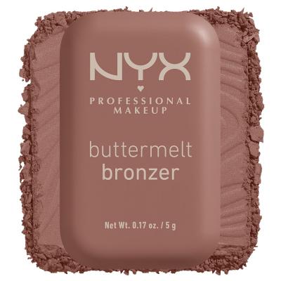 NYX Professional Makeup Buttermelt Bronzer Bronzante pentru femei 5 g Nuanţă 04 Butta Biscuit