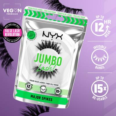 NYX Professional Makeup Jumbo Lash! Major Spikes Gene false pentru femei 1 buc