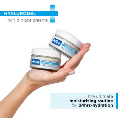 Mixa Hyalurogel Night Duo Cremă de noapte pentru femei Set