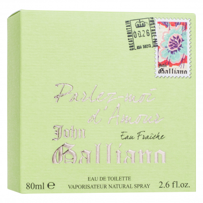 John Galliano Parlez-Moi d´Amour Eau Fraiche Apă de toaletă pentru femei 80 ml