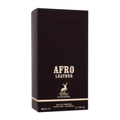 Maison Alhambra Afro Leather Apă de parfum pentru bărbați 80 ml Cutie cu defect