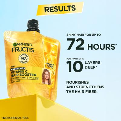 Garnier Fructis Vitamin C Hair Booster Mască de păr pentru femei 60 ml