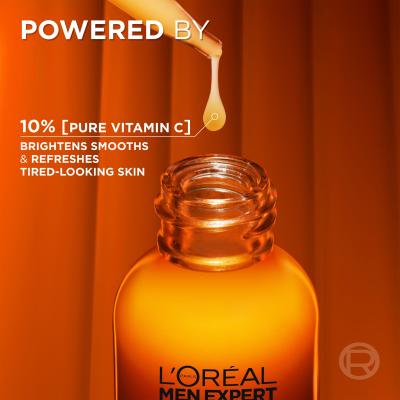 L&#039;Oréal Paris Men Expert Hydra Energetic Vitamin C Shot Serum Ser facial pentru bărbați 30 ml