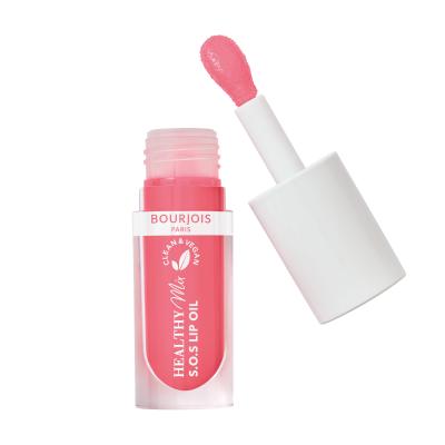 BOURJOIS Paris Healthy Mix Clean &amp; Vegan S.O.S Lip Oil Ulei de buze pentru femei 4,5 ml Nuanţă 2 Melon Amour