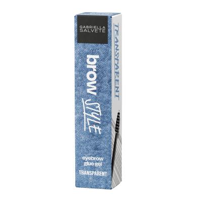 Gabriella Salvete Denim Story Brow Style Eyebrow Glue Gel Mascara sprâncene pentru femei 6 ml Nuanţă Transparent