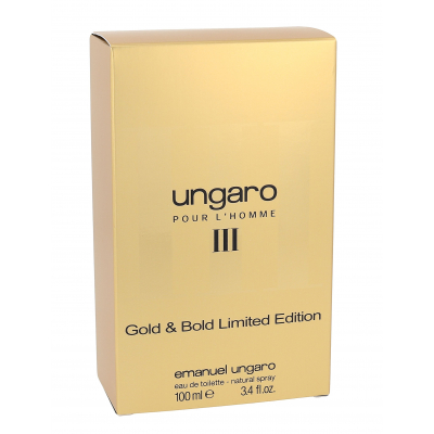 Emanuel Ungaro Ungaro Pour L´Homme III Gold &amp; Bold Limited Edition Apă de toaletă pentru bărbați 100 ml