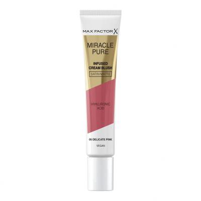 Max Factor Miracle Pure Infused Cream Blush Fard de obraz pentru femei 15 ml Nuanţă 05 Delicate Pink