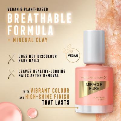 Max Factor Miracle Pure Lac de unghii pentru femei 12 ml Nuanţă 395 Magic Sunstone