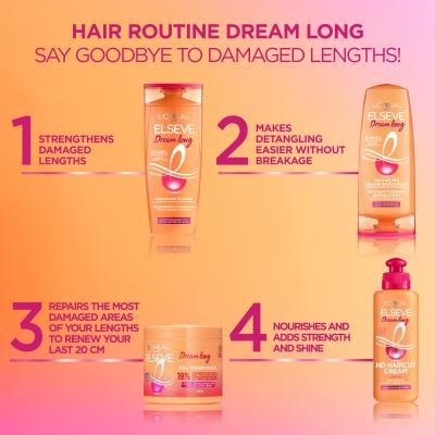 L&#039;Oréal Paris Elseve Dream Long XXL Fiber Mask Mască de păr pentru femei 400 ml