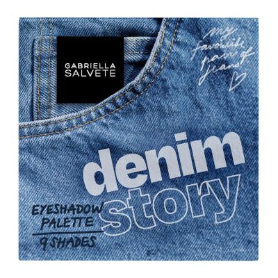 Gabriella Salvete Denim Story Eyeshadow Palette Fard de pleoape pentru femei 34 g