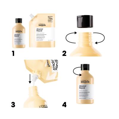 L&#039;Oréal Professionnel Absolut Repair Professional Shampoo Șampon pentru femei Rezerva 500 ml