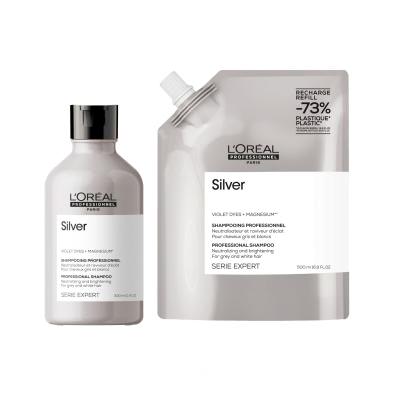 L&#039;Oréal Professionnel Silver Professional Shampoo Șampon pentru femei Rezerva 500 ml