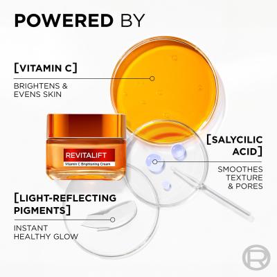 L&#039;Oréal Paris Revitalift Vitamin C Brightening Cream Cremă de zi pentru femei 50 ml