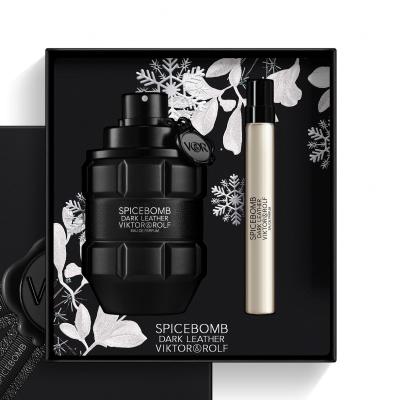 Viktor &amp; Rolf Spicebomb Dark Leather Set cadou Apă de parfum 90 ml + apă de parfum 10 ml