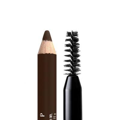 NYX Professional Makeup Powder Louder Brow Pencil Creion pentru femei 1,15 g Nuanţă 08 Deep Brown