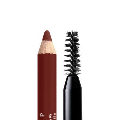 NYX Professional Makeup Powder Louder Brow Pencil Creion pentru femei 1,15 g Nuanţă 04 Black Cherry