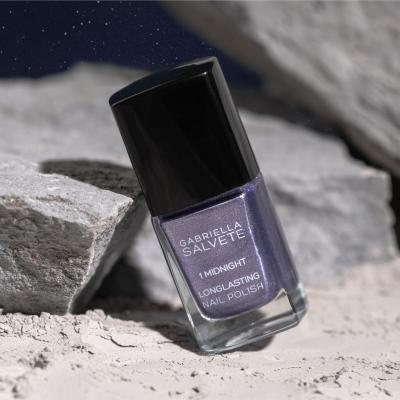 Gabriella Salvete Over The Moon Longlasting Nail Polish Lac de unghii pentru femei 11 ml Nuanţă 1 Midnight