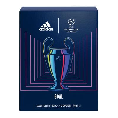 Adidas UEFA Champions League Goal Set cadou Apă de toaletă 100 ml + gel de duș 250 ml