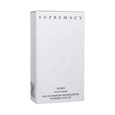 Afnan Supremacy Silver Apă de parfum pentru bărbați 100 ml Cutie cu defect