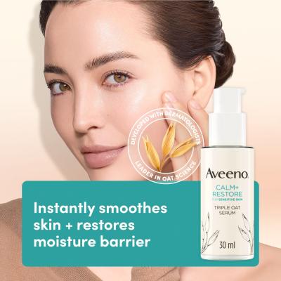 Aveeno Calm + Restore Triple Oat Serum Ser facial 30 ml