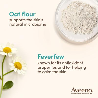 Aveeno Calm + Restore Nourishing Oat Cleanser Cremă demachiantă 200 ml