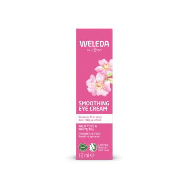 Weleda Wild Rose &amp; White Tea Smoothing Eye Cream Cremă de ochi pentru femei 12 ml