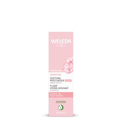 Weleda Sensitive Soothing Moisturiser Light Cremă de zi pentru femei 30 ml