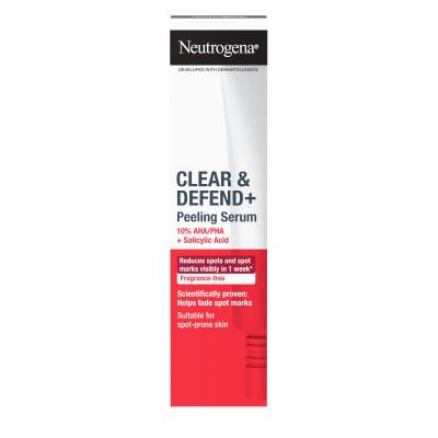 Neutrogena Clear &amp; Defend+ Peeling Serum Ser facial 30 ml