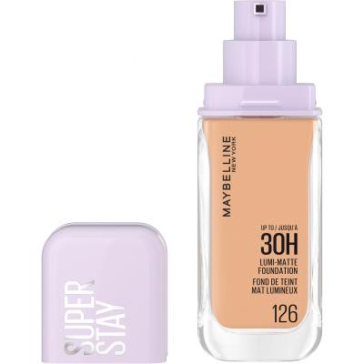 Maybelline Super Stay Lumi-Matte Foundation Fond de ten pentru femei 35 ml Nuanţă 126