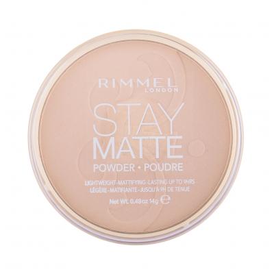 Rimmel London Stay Matte Pudră pentru femei 14 g Nuanţă 007 Mohair