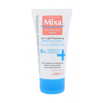 Mixa 24H Moisturising Balancing Cream Cremă de zi pentru femei 50 ml