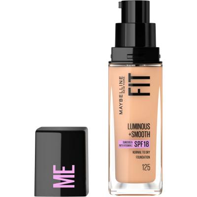 Maybelline Fit Me! SPF18 Fond de ten pentru femei 30 ml Nuanţă 125 Nude Beige