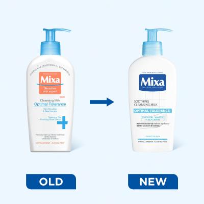 Mixa Optimal Tolerance Soothing Cleansing Milk Lapte de curățare pentru femei 200 ml