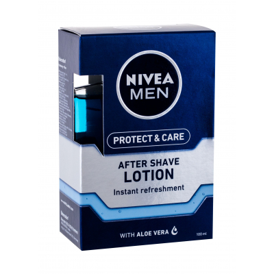 Nivea Men Protect &amp; Care Mild After Shave Lotion Aftershave loțiune pentru bărbați 100 ml