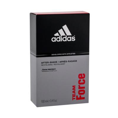 Adidas Team Force Aftershave loțiune pentru bărbați 100 ml Cutie cu defect