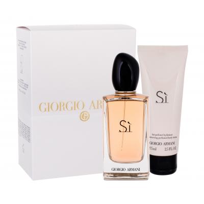 Giorgio Armani Sì Set cadou EDP 100 ml + Lapte de corp 75 ml