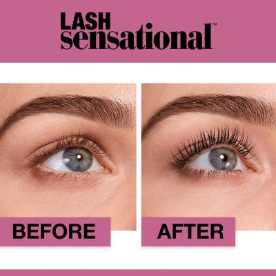 Maybelline Lash Sensational Mascara pentru femei 9,5 ml Nuanţă Very Black