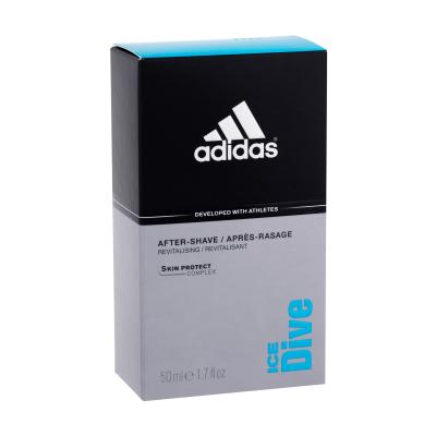 Adidas Ice Dive Aftershave loțiune pentru bărbați 100 ml Cutie cu defect