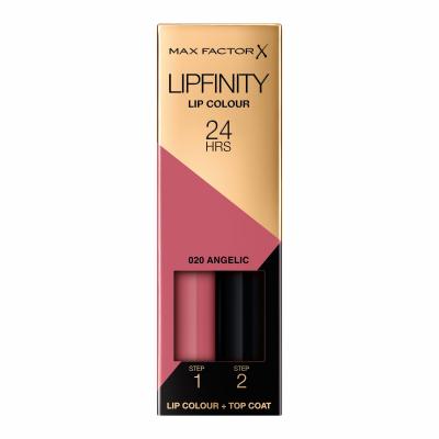 Max Factor Lipfinity 24HRS Lip Colour Ruj de buze pentru femei 4,2 g Nuanţă 020 Angelic