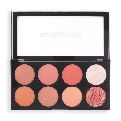 Makeup Revolution London Blush Palette Fard de obraz pentru femei 12,8 g Nuanţă Hot Spice